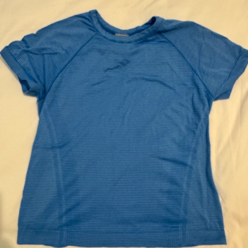 Athleta Kids Short Sleeve Athletic Tee in Bright Blue